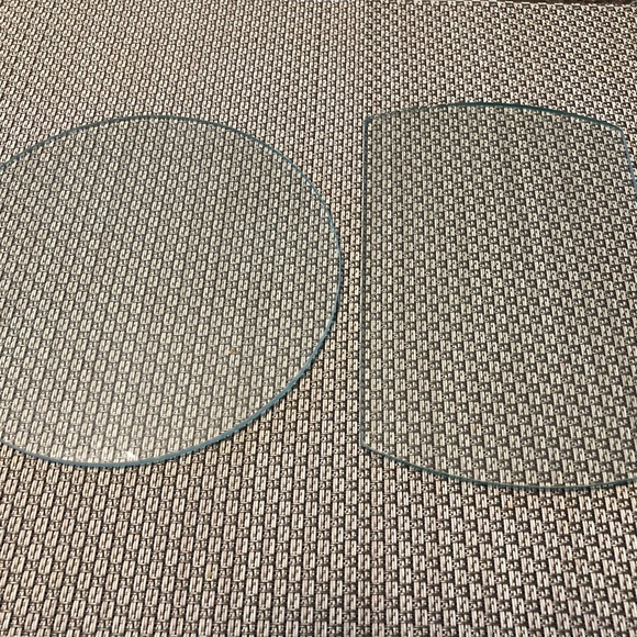 Set of Rustic Cheese Serving Dish/Tray/Cutting Board and Dome With Knifes - Picture 6 of 6